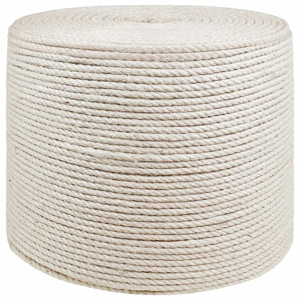 Jute Touw 6 Wit 100% Tossa jute 1