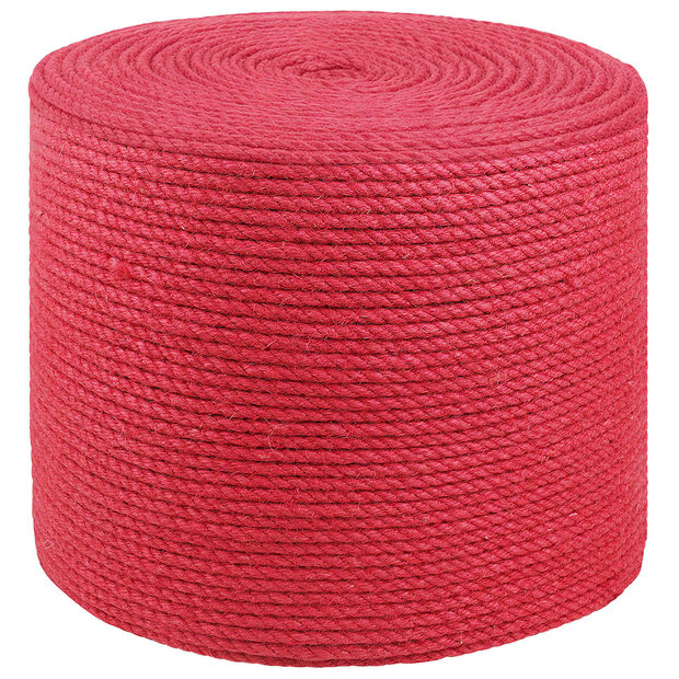 Jute Touw Rood 100% Tossa jute 1