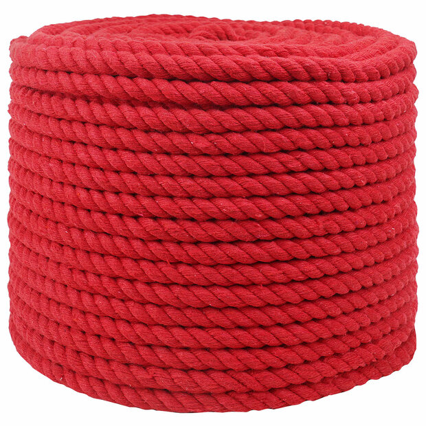 Touw Rood 1 x 1 x 2500 cm Katoen 1