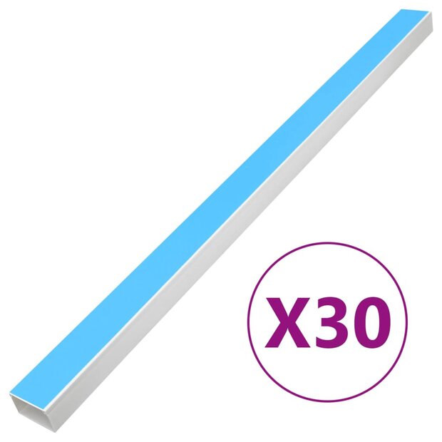 Kabelgoot zelfklevend 60x40 mm 30 m PVC 1