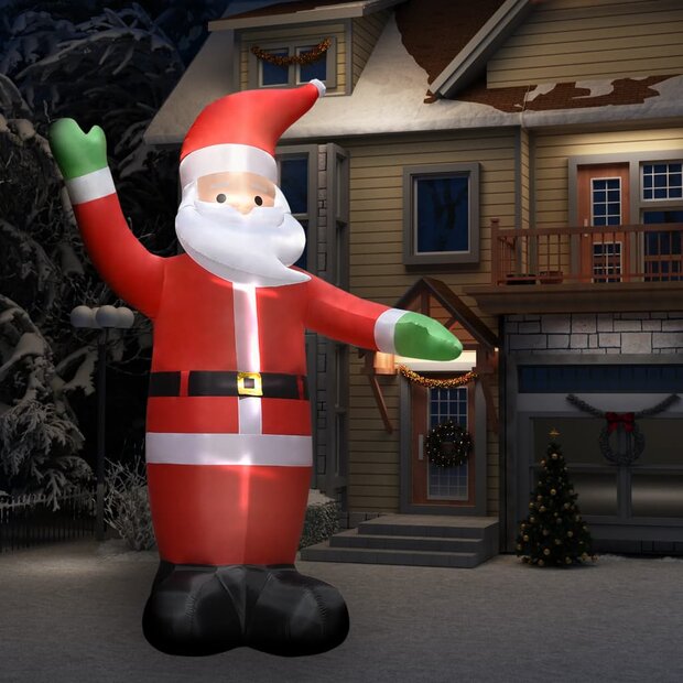 Kerstman opblaasbaar met LED&amp;apos;s IP44 4,5 m  1