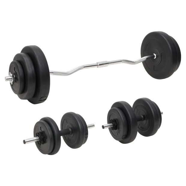 Halterset met gewichten 60 kg 1