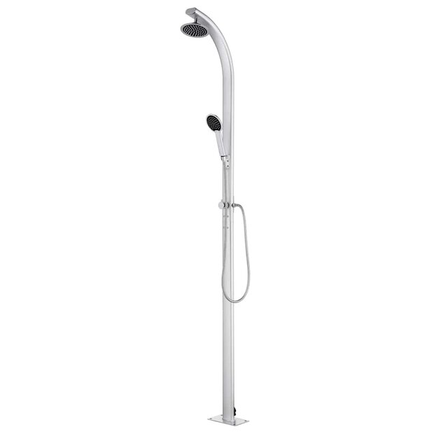 Buitendouche 215 cm aluminium 1