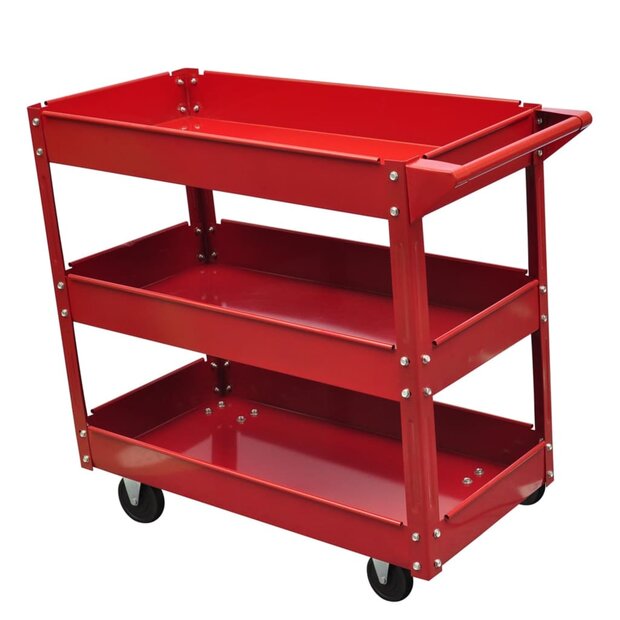 Gereedschapswagen 100 kg rood 1