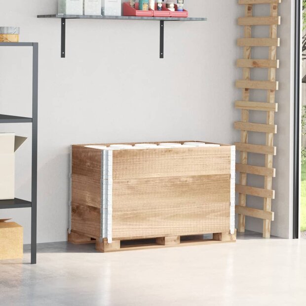Palletopzetranden 3 st 100x50 cm massief grenenhout 1