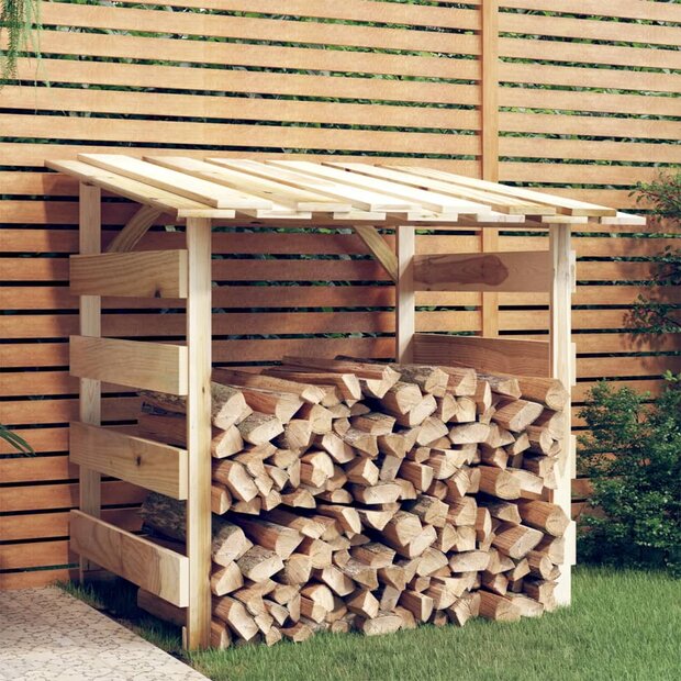 Pergola met dak 100x90x100 cm ge&amp;iuml;mpregneerd grenenhout 1