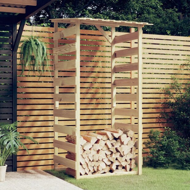 Pergola met dak 100x90x200 cm ge&amp;iuml;mpregneerd grenenhout 1