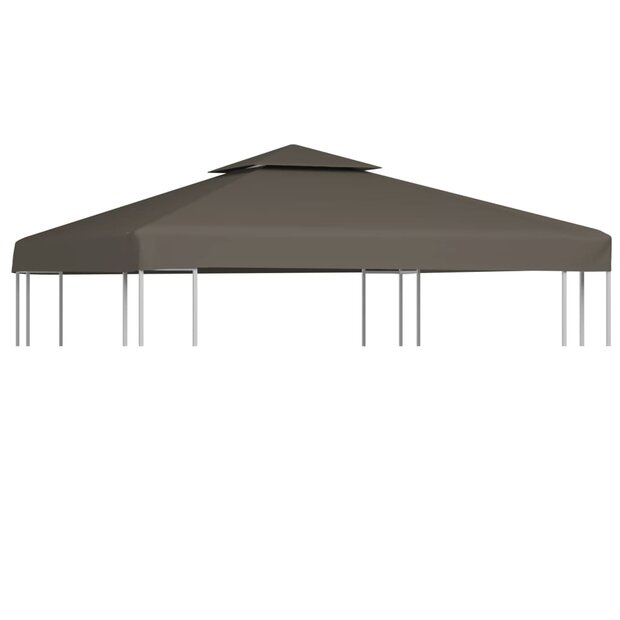 Prieeldak 2-laags 310 g/m&amp;sup2; 3x3m taupe 1
