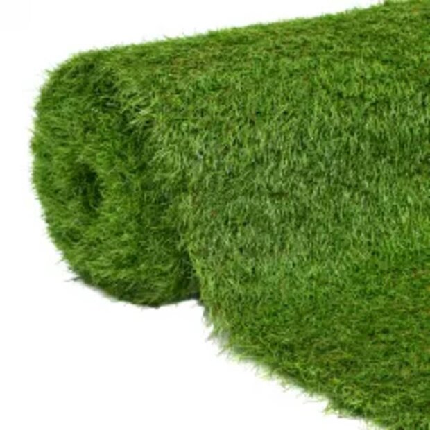 Kunstgras 1x15 m/40 mm groen 1