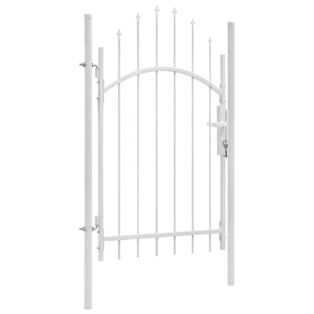 Tuinpoort Woerden staal 1x2,25 m wit 1