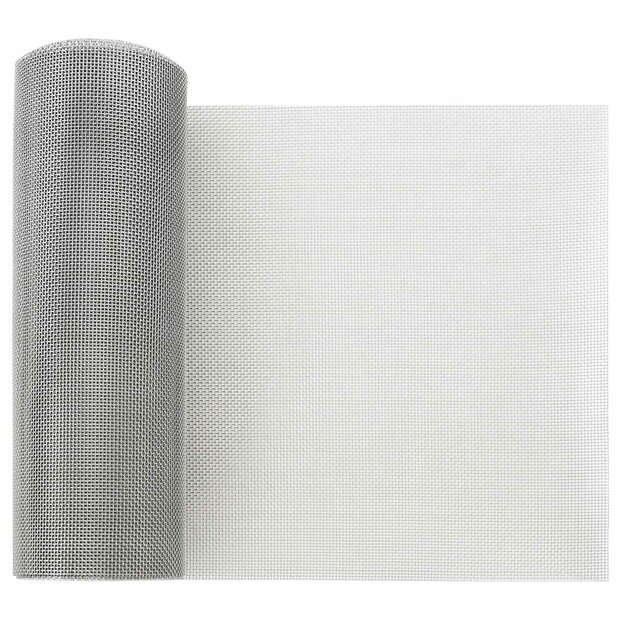 Gaas Scherm 20 x 500 cm 20 Mesh RVS 201 Zilverkleurig 1