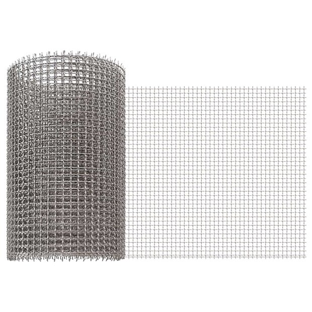 Gaas Scherm 20 x 200 cm 3 Mesh RVS 201 Zilverkleurig 1