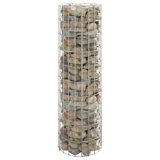 Gabion paal rond &amp;Oslash;30x100 cm gegalvaniseerd staal 1