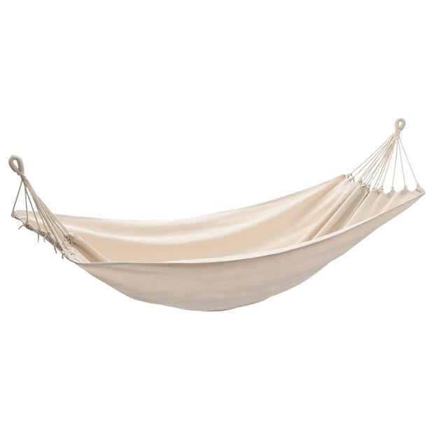 Hangmat 260x150 cm cr&amp;egrave;mekleurig 1