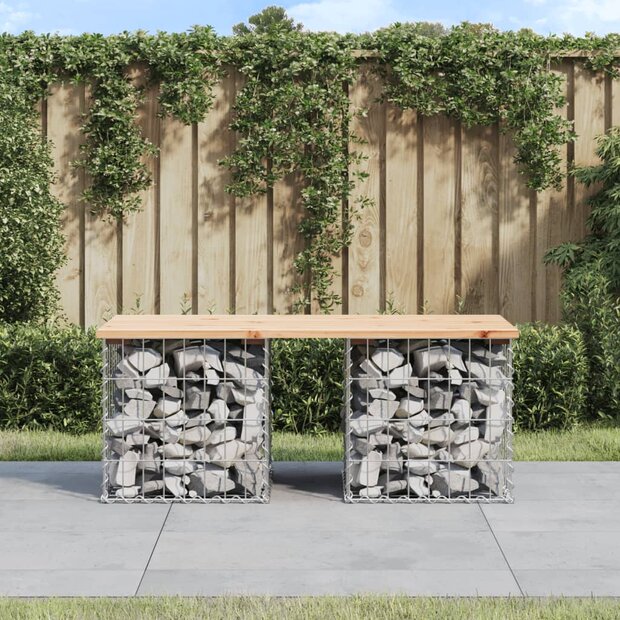 Tuinbank Schanskorfontwerp 103x44x42 cm massief grenenhout 1