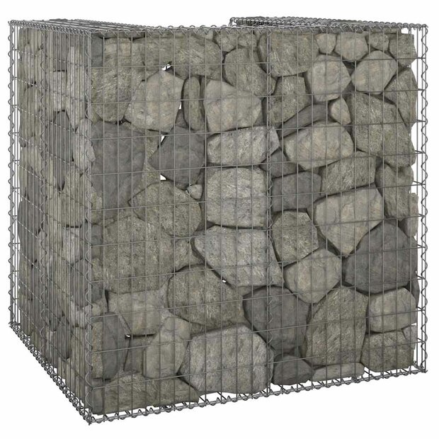 Schanskorf voor container 110x100x110 cm gegalvaniseerd staal 1