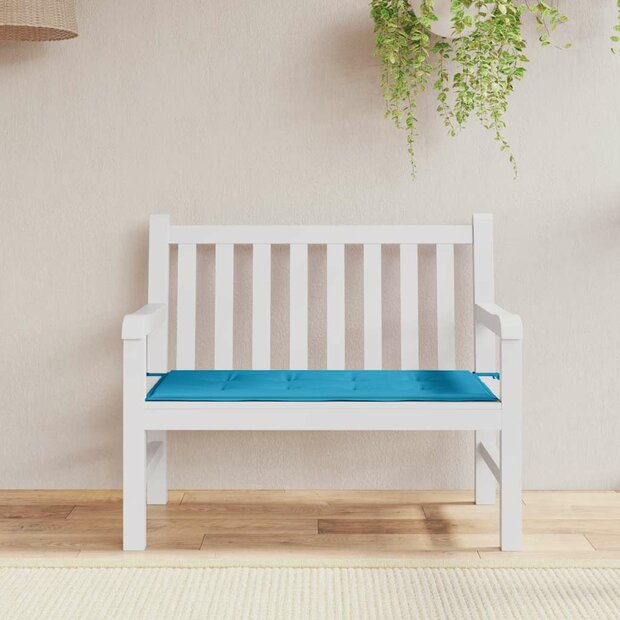 Tuinbankkussen 100x50x3 cm oxford stof blauw 1
