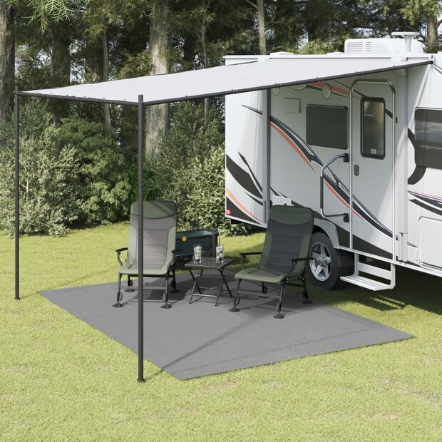 Tenttapijt 3,5x2,5 m antracietkleurig 1
