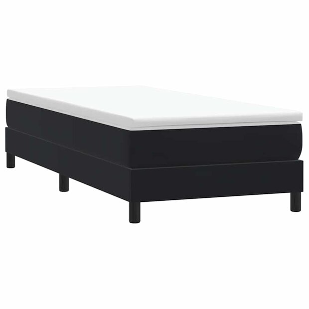 Boxspring zonder matras fluweel zwart 80x210 cm 1