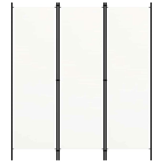 Kamerscherm met 3 panelen 150x180 cm wit 1