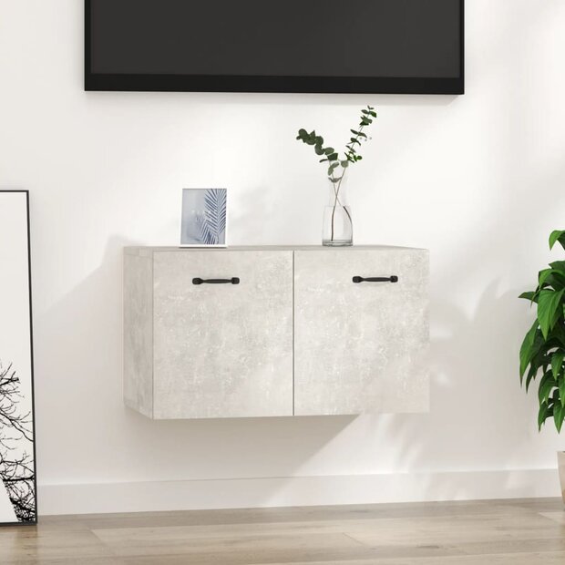 Wandkast 60x36,5x35 cm bewerkt hout betongrijs 1
