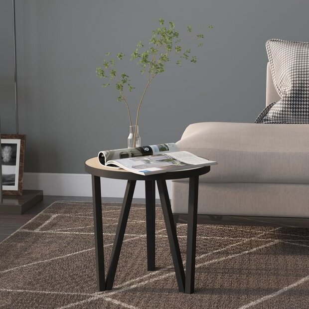 Salontafel &amp;Oslash;35 cm MDF sonoma eikenkleurig 1