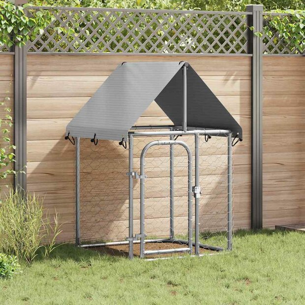 Hondenkennel voor buiten met dak 100x100x150 cm 1