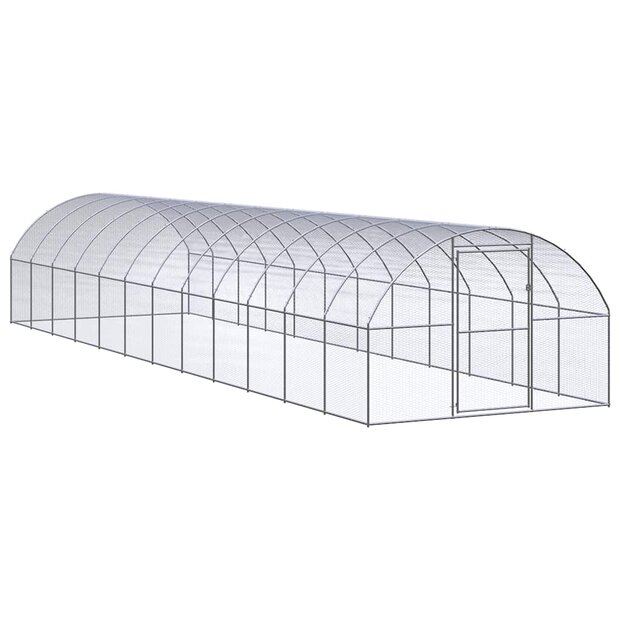 Kippenren 3x12x2 m gegalvaniseerd staal 1