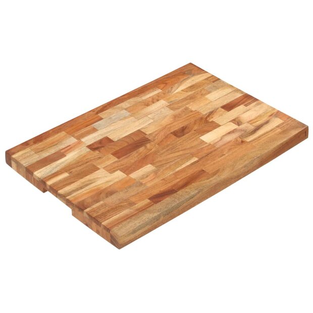 Hakblok 60x40x4 cm massief acaciahout 1