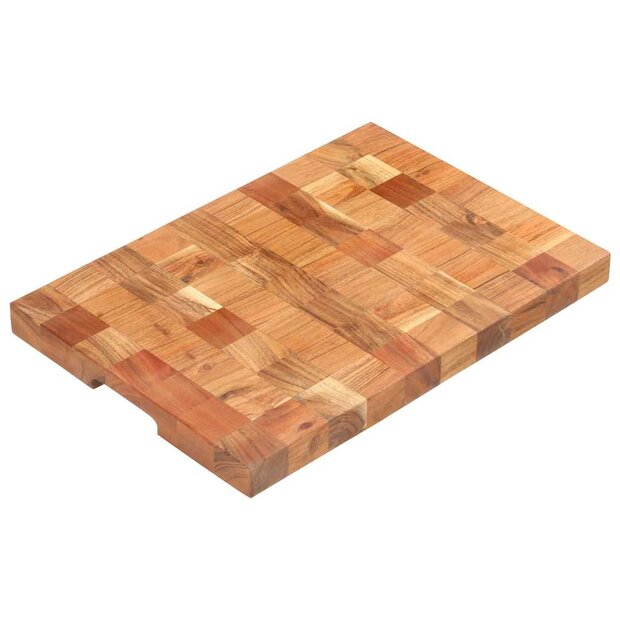 Hakblok 50x34x3,8 cm massief acaciahout 1