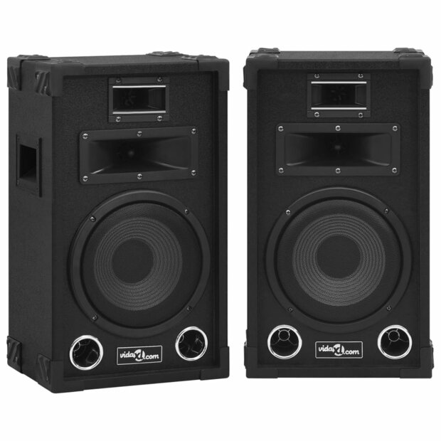 Hifi-podiumluidsprekers 2 st passief professioneel 800 W zwart 1