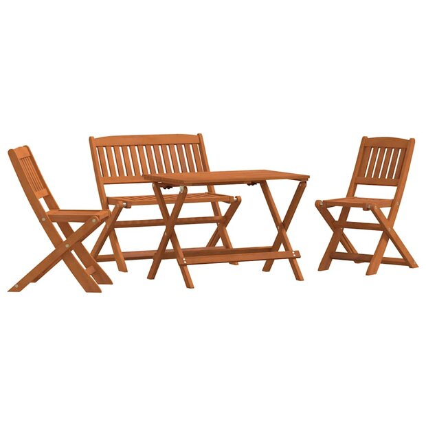 4-delige Tuinset voor kinderen massief eucalyptushout 1