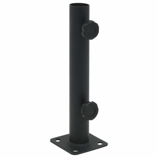 Parasolvoet voor &amp;Oslash;32/34/38 mm stok staal matzwart 1