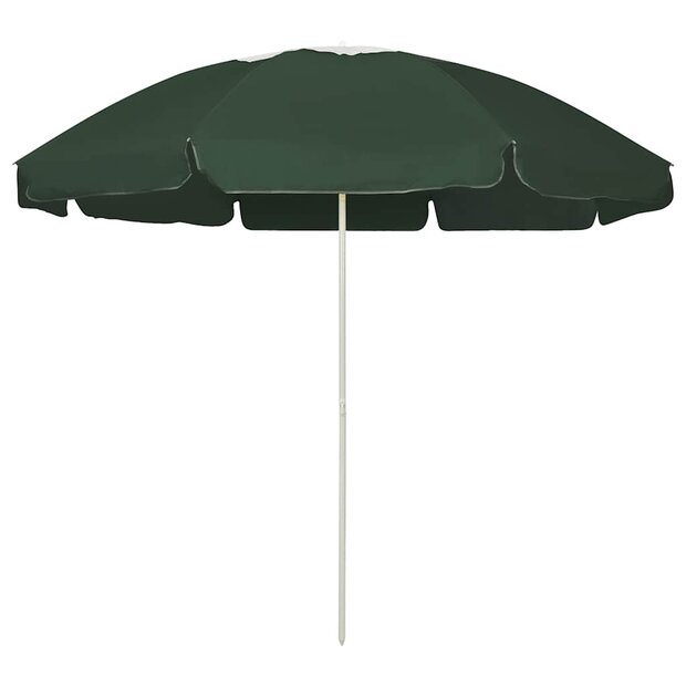 Strandparasol 240 cm groen 1