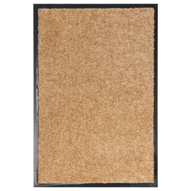 Deurmat wasbaar 40x60 cm cr&amp;egrave;me 1