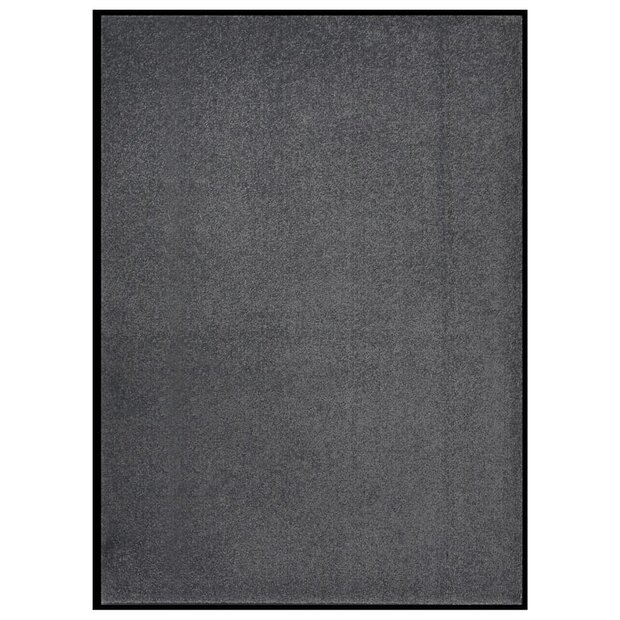 Deurmat 60x80 cm antracietkleurig 1