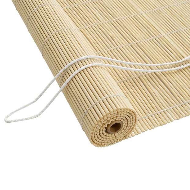 Rolgordijn Naturel 40x220 cm Bamboe 1