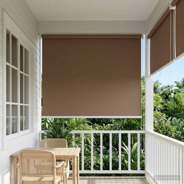 Buitenrolgordijn UV-bescherming Taupe 60x230 cm (B x H) 1