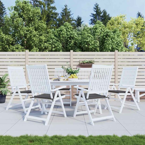 Tuinstoelkussens 6 st 50x50x4 cm oxford stof antracietkleurig 1