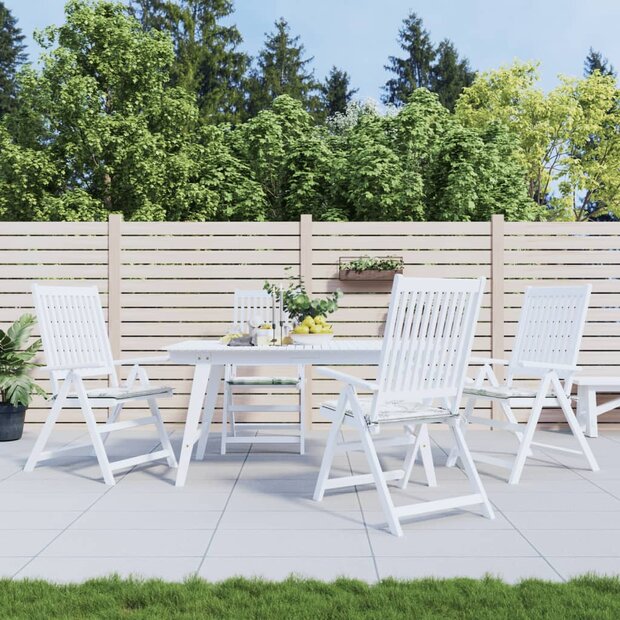 Tuinstoelkussens 4 st bladpatroon 50x50x4 cm stof 1