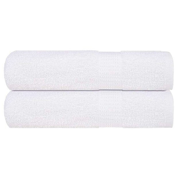 Douchehanddoeken FROGN 2 st 70x140 cm 360 g/m&amp;sup2; wit 1
