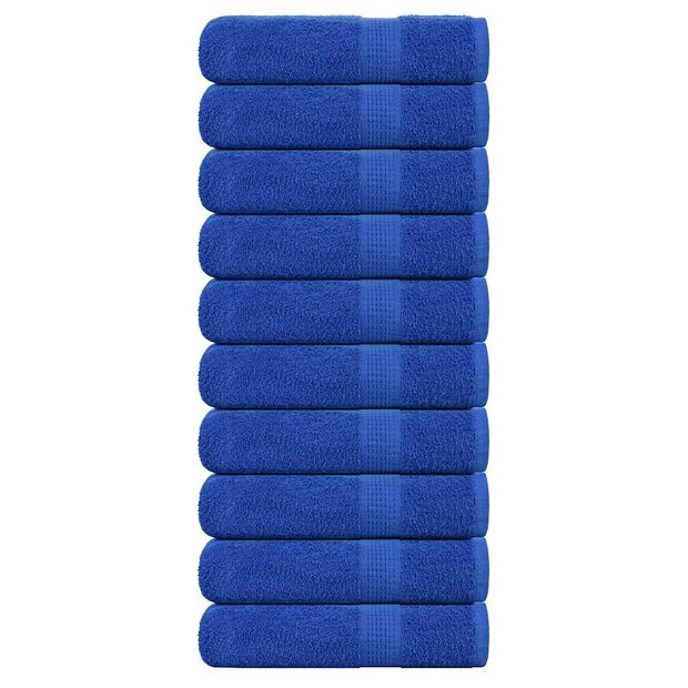 Handdoeken FROGN 10 st 50x100 cm 360 g/m&amp;sup2; blauw 1