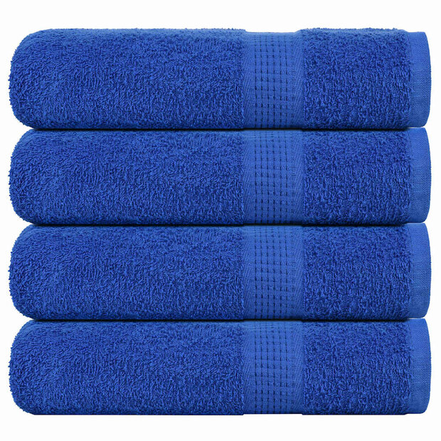 Douchehanddoeken FROGN 4 st 70x140 cm 360 g/m&amp;sup2; blauw 1