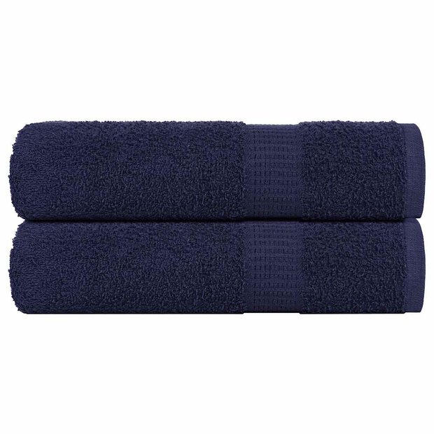 Handdoeken FROGN 2 st 50x100 cm 360 g/m&amp;sup2; marineblauw 1