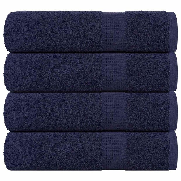 Handdoeken FROGN 4 st 50x100 cm 360 g/m&amp;sup2; marineblauw 1