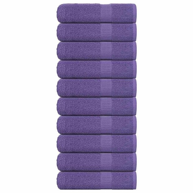 Handdoeken FROGN 10 st 50x100 cm 360 g/m&amp;sup2; paars 1