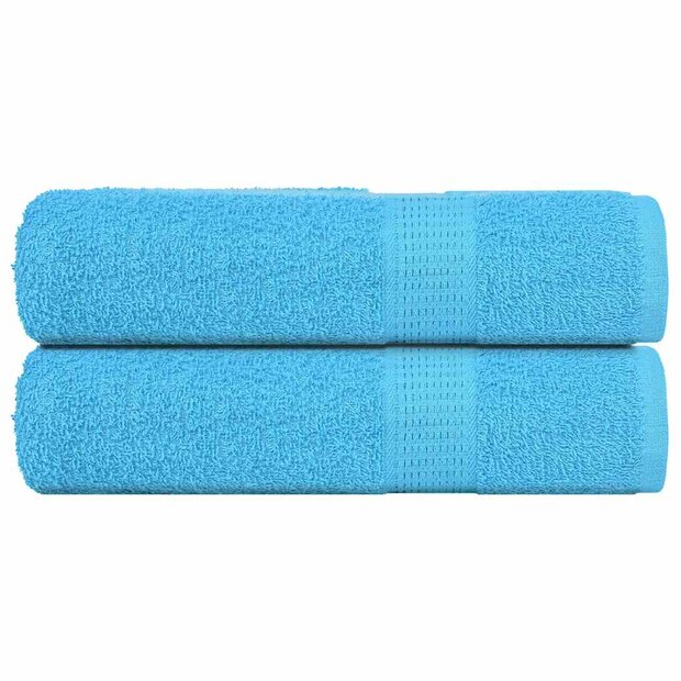 Handdoeken FROGN 2 st 50x100 cm 360 g/m&amp;sup2; turquoise 1
