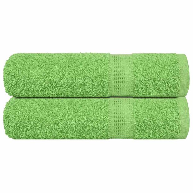 Handdoeken FROGN 2 st 50x100 cm 360 g/m&amp;sup2; appelgroen 1