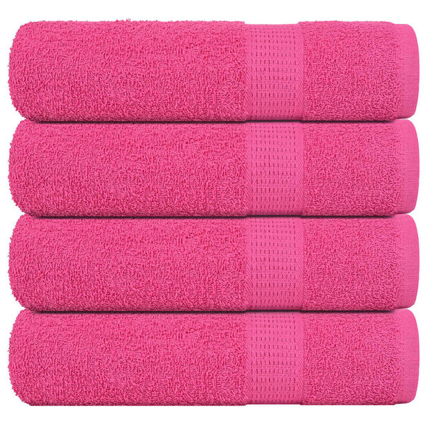 Handdoeken FROGN 4 st 50x100 cm 360 g/m&amp;sup2; roze 1