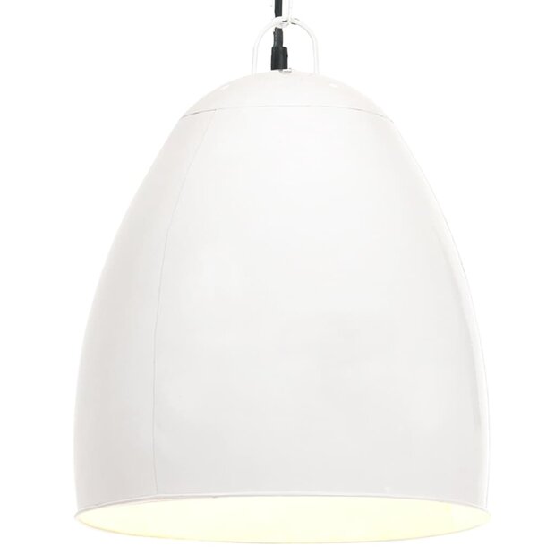 Hanglamp industrieel rond 25 W E27 42 cm wit 1